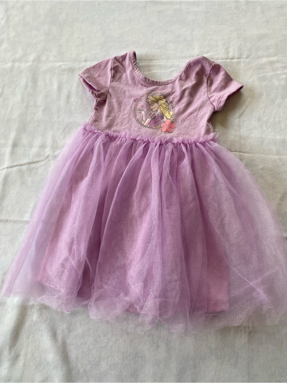 New Disney Princess Purple Tulle Dress Size 3 Toddler